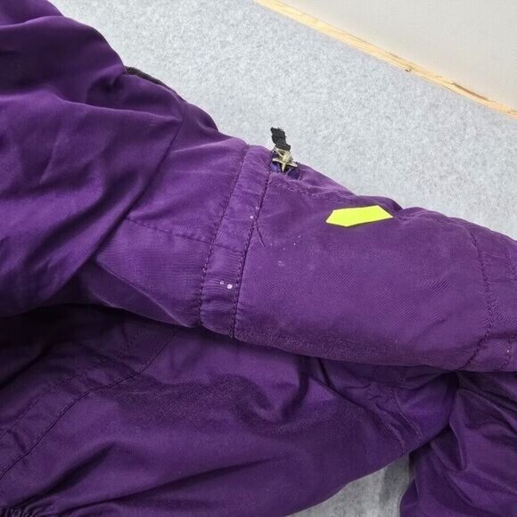Vintage Obermeyer Thermolite Hooded Ski Suit 6 Purple Insulated Elastic Waist - Picture 16 of 16